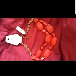 Kim Rogers double layer pebble necklace